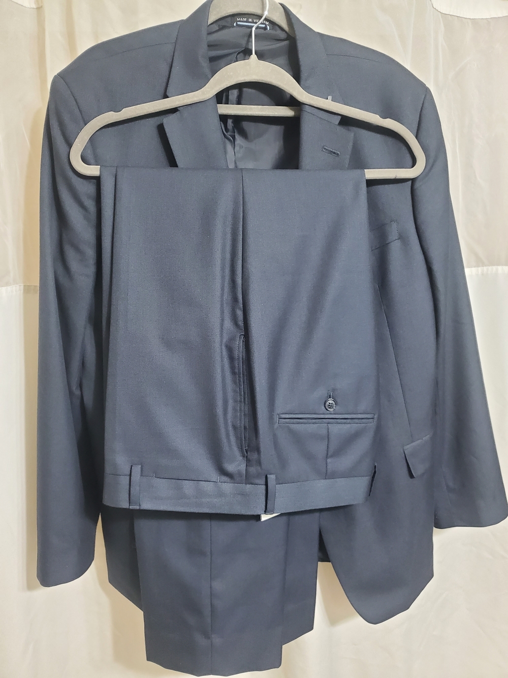 Tommy Hilfiger Men's Dark Navy Two-Piece Suit
